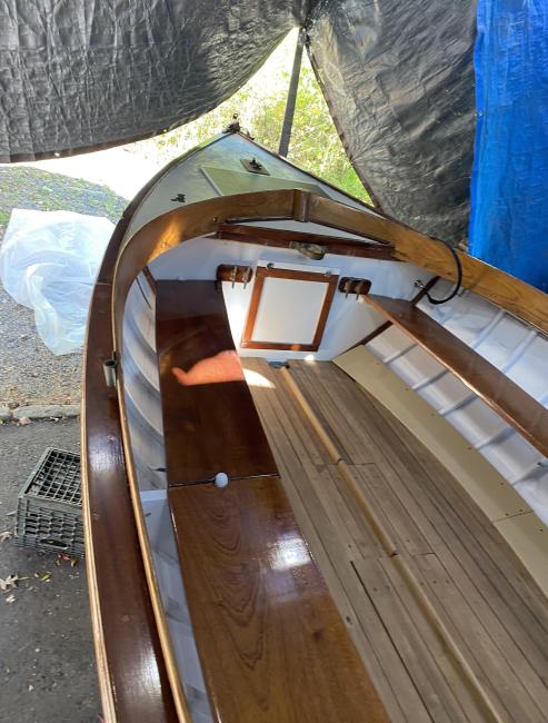 Herreshoff 12 1/2, inside view