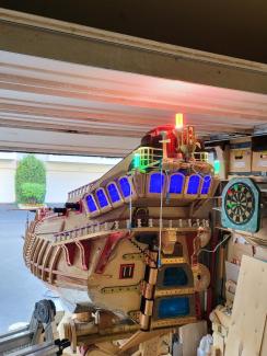 Wooden, Handcrafted 14 Feet Long RC Pirate Ship