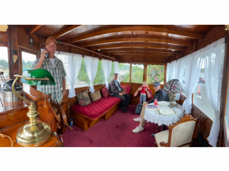 99 year old motoryacht inside
